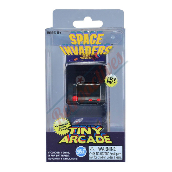 Tiny Arcade Space Invaders Handheld Electronic Game