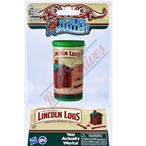 World's Smallest Lincoln Logs World's Smallest Lincoln Logs