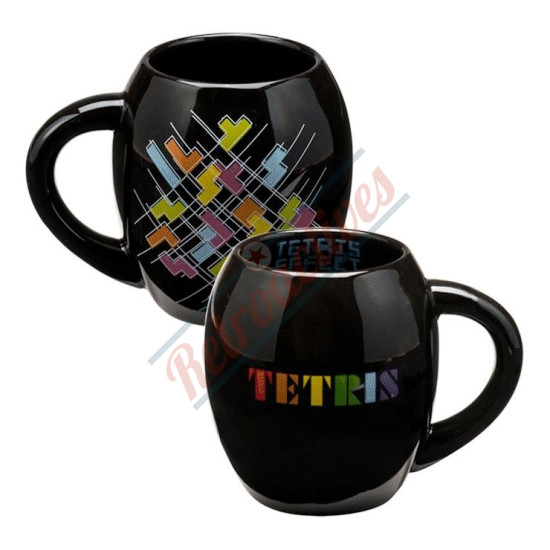 TETRIS Ceramic Oval Mug 18 Ounce