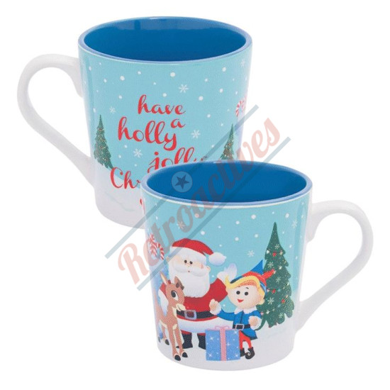 Rudolph The Red Nosed Reindeer Ceramic Mug 12 Ounce