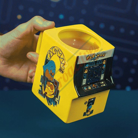 Pac Man Arcade Game Shaped Mug 