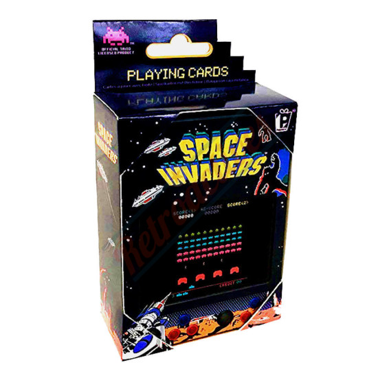 Space Invaders  Playing Cards with Storage Tin