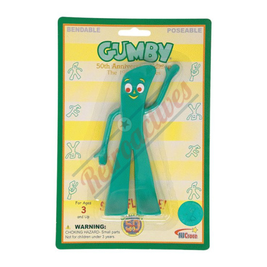 Retro Gumby 6 Inch Bendable Figure
