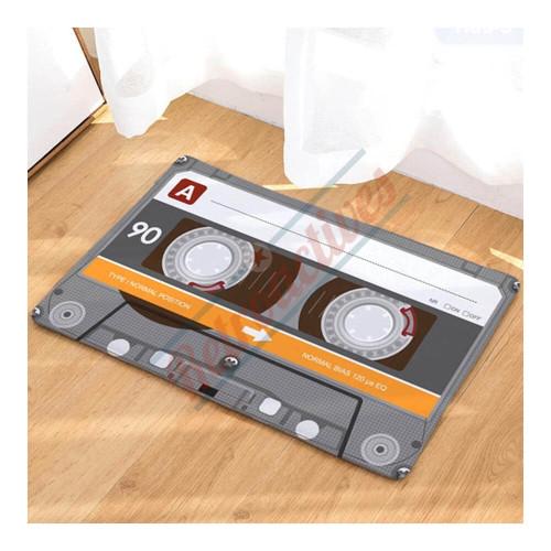 Retro Cassette Tape Rug Bath Mat Retro Cassette Tape Rug Bath Mat
