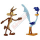 Wile E Coyote and Road Runner Bendable Pair