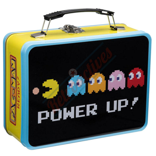 Pac Man Large Lunchbox Tin Tote Pac Man Large Lunchbox Tin Tote