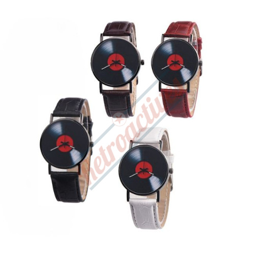 Retro Style Vinyl Record Quartz Unisex Watch Retro Style Vinyl Record Quartz Unisex Watch