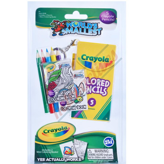 World's Smallest Crayola Coloring Set