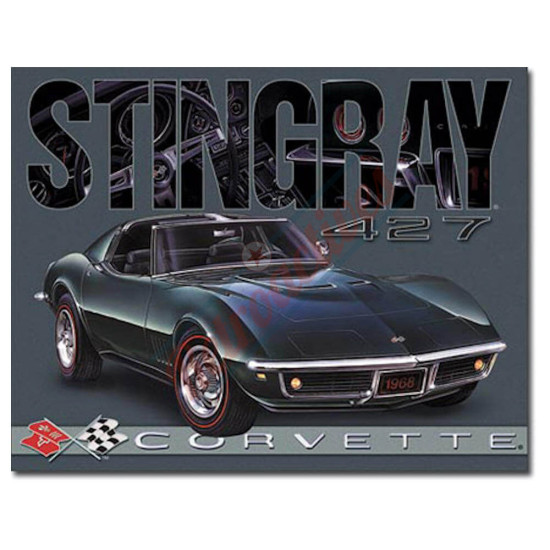 Chevrolet 1968 Corvette Stingray C3 Tin Sign