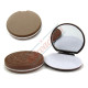 Chocolate Cookie Compact Mirror Comb Case-Milk