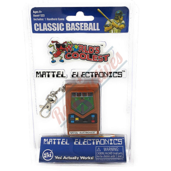 World's Coolest Mattel Electronic Handheld Baseball Game