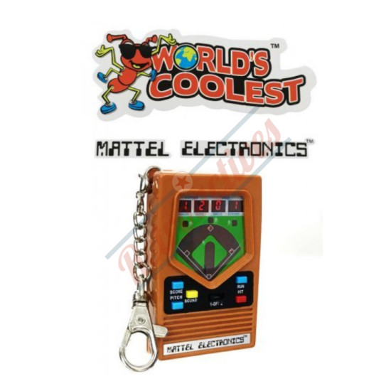 World's Coolest Mattel Electronic Handheld Baseball Game