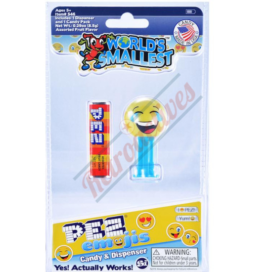 World's Smallest Emoji PEZ Candy Dispenser