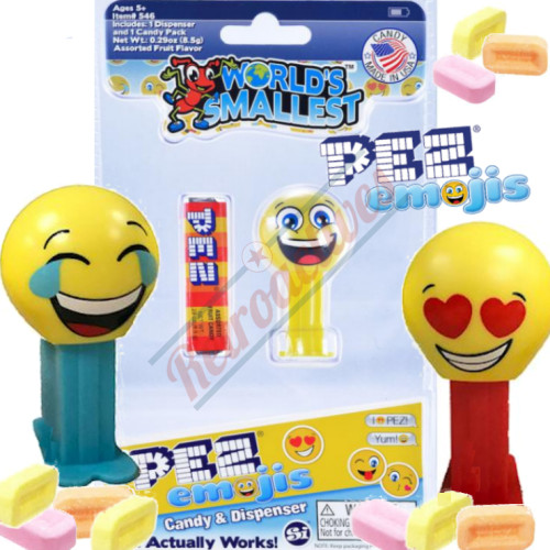 World's Smallest Emoji PEZ Candy Dispenser World's Smallest Emoji PEZ Candy Dispenser