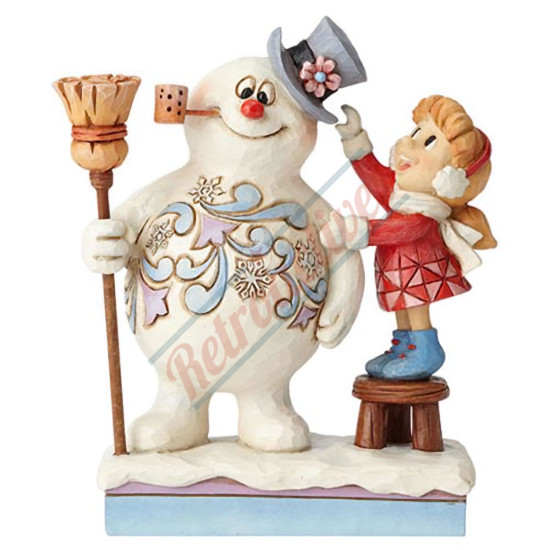 Frosty and Karen - The Magic's In The Hat Figurine - Frosty the Snowman By Jim Shore - 2018