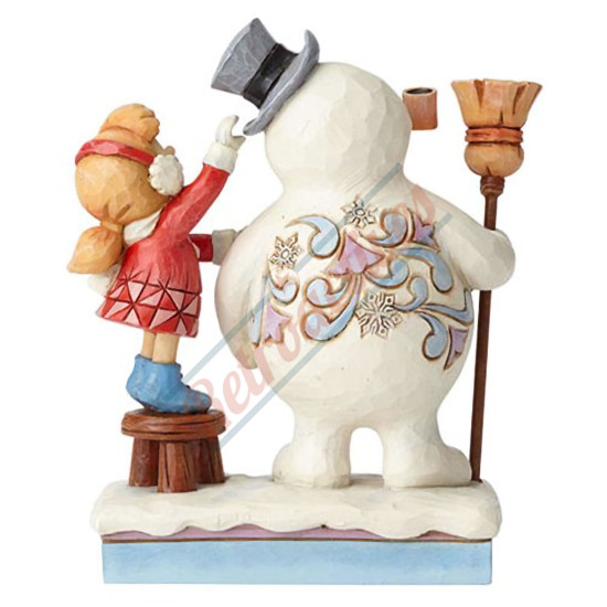 Frosty and Karen - The Magic's In The Hat Figurine - Frosty the Snowman By Jim Shore - 2018
