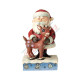 Santa Hugging Rudolph Figurine By Jim Shore