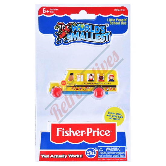 World's Smallest Fisher Price School Bus