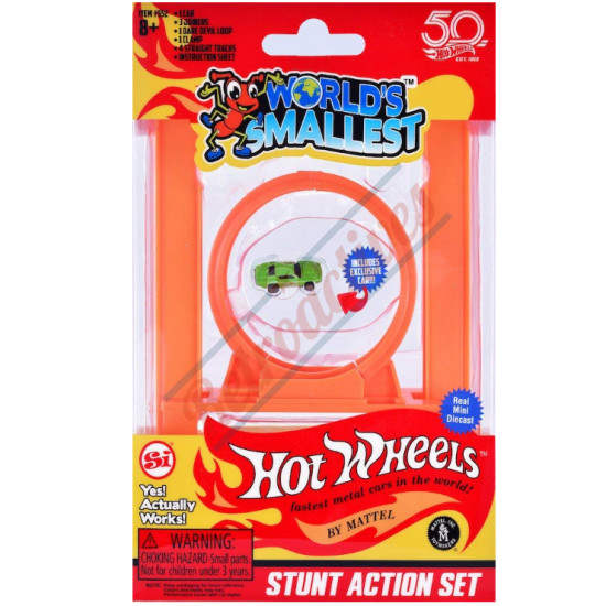 World's Smallest Hot Wheels Stunt Action Set