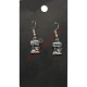 Silvertone Stand Mixer Drop Earrings