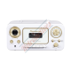 Studebaker Retro Portable CD Player-AM/FM Radio-Cassette Player-White and Gold