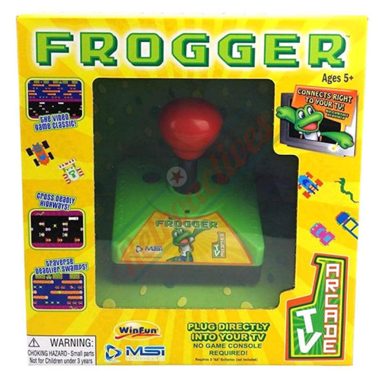 Frogger Plug and Play Classic Arcade Game