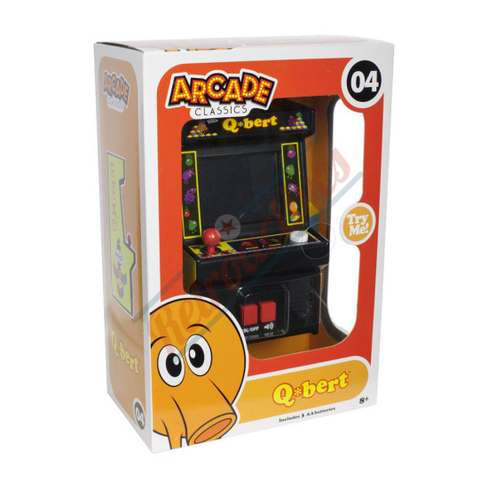 Arcade Classics Q*bert Handheld Electronic Game