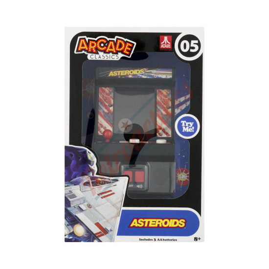 Arcade Classics Asteroids Handheld Electronic Game