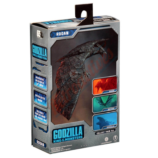 2019 Godzilla - Neca - King of the Monsters - Rodan -13 Inch Wing-to-Wing Action Figure - 2019 Godzilla Movie Figure