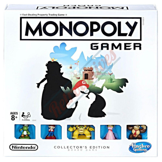 Monopoly Gamer Collector's Edition Board Game-Nintendo