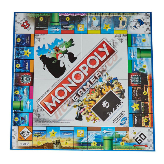 Monopoly Gamer Collector's Edition Board Game-Nintendo