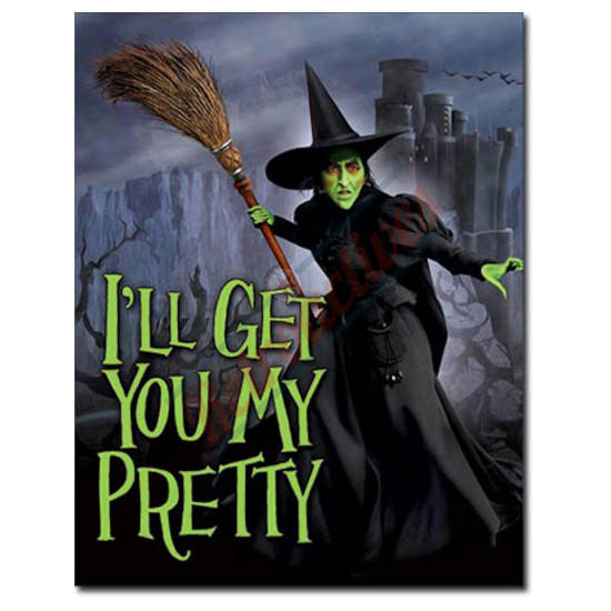 The Wizard of Oz Wicked Witch of the West Tin Sign