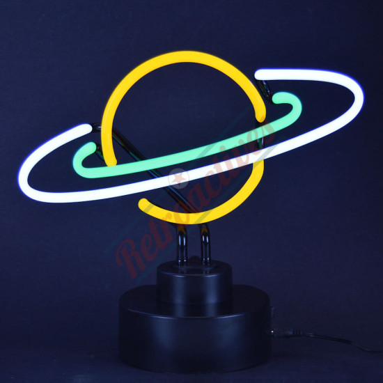 Saturn Neon Sculpture
