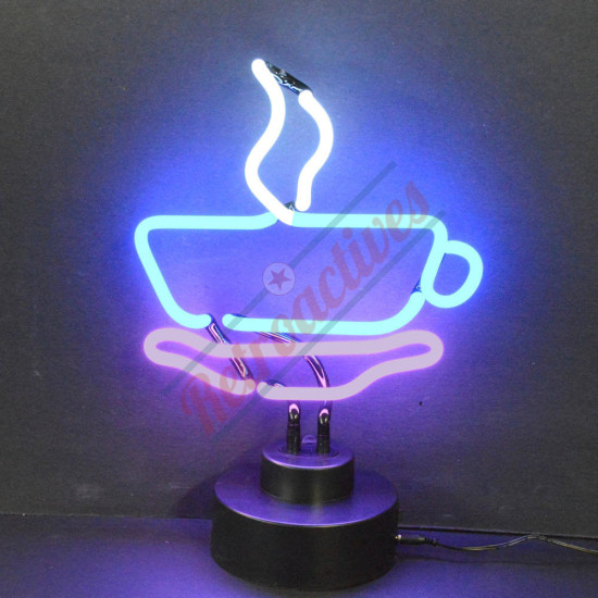 Coffee Cup Neon Sculpture