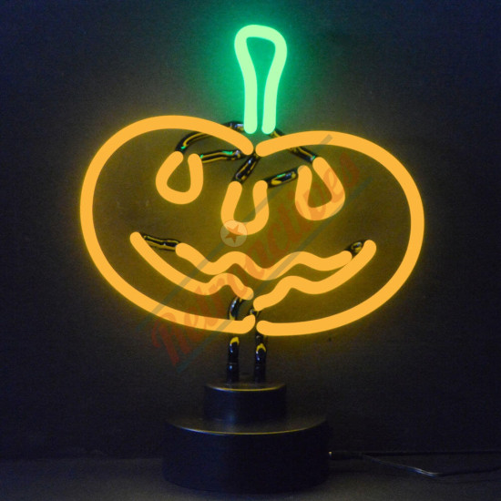 Jack-O-Lantern Halloween Neon Sculpture