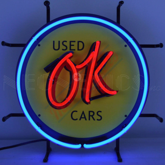 Chevy OK Used Cars Junior Neon Sign