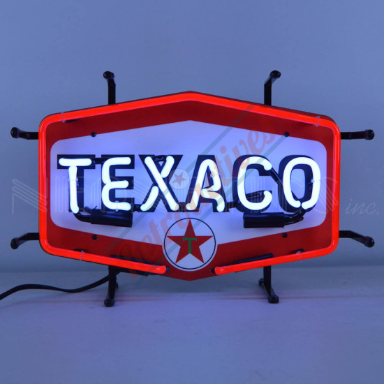 Texaco Hexagon Junior Neon Sign
