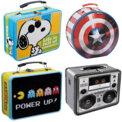 Lunch Boxes and  Tin Totes