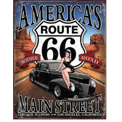 Route 66 Tin Signs