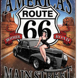 Route 66 Tin Signs