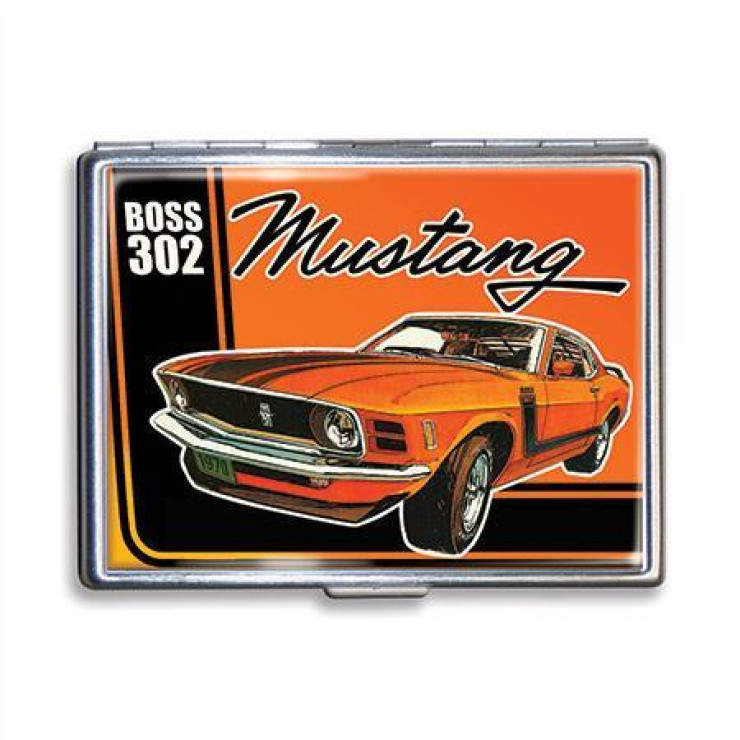 Ford Mustang Boss 302 Steel Wallet Or Cigarette Case Retroactives Com