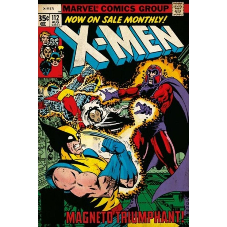X Men Vs Magneto Uncanny X Men Comic Book Cover Poster