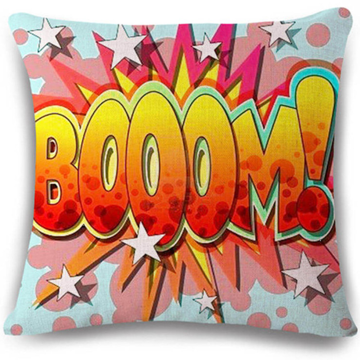pop art throw pillows