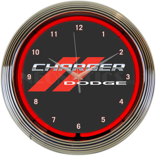Jeep The American Legend Blue Neon Clock