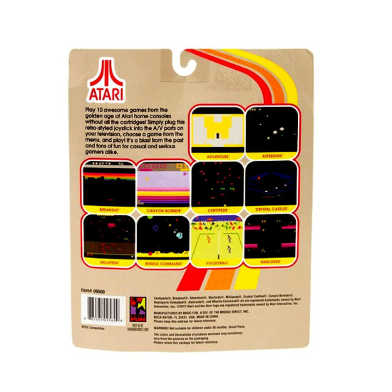 Basic Fun Atari 2600 Plug and Play Joystick