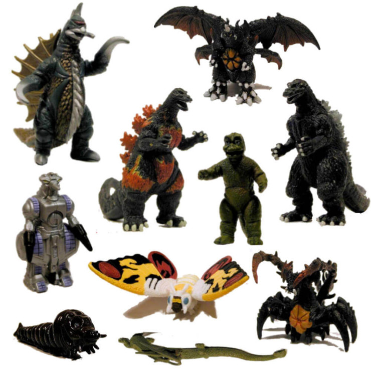 mini godzilla figures