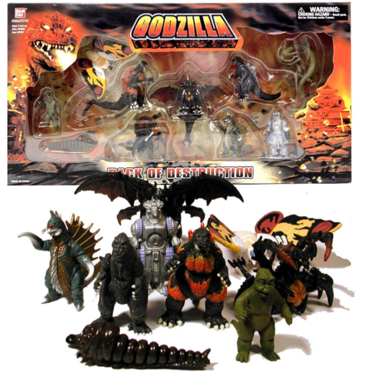 godzilla 3.5 inch figures