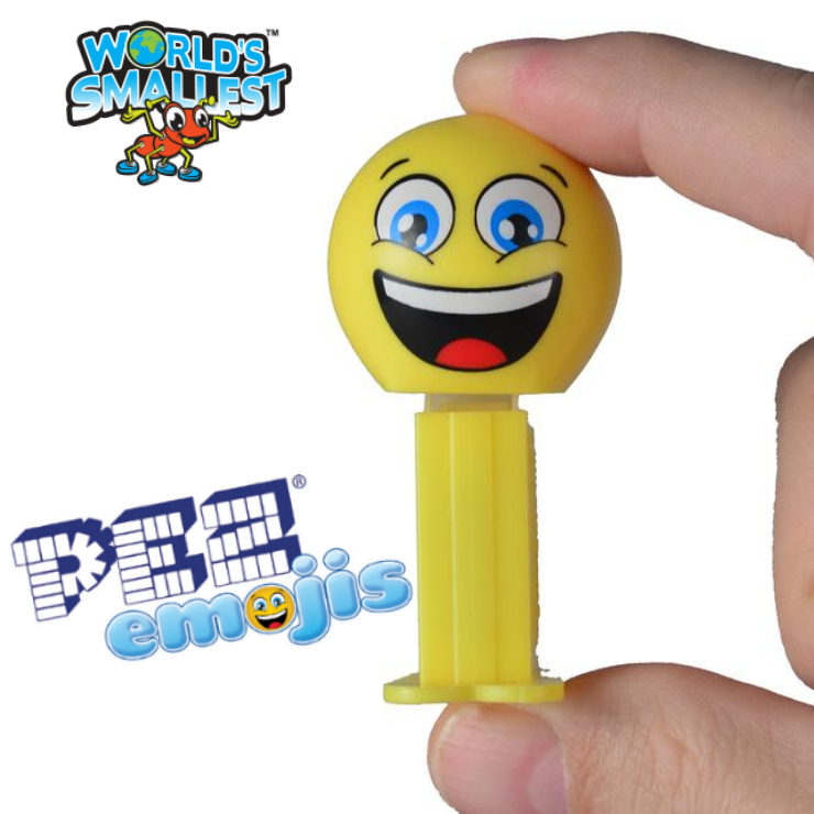 Worlds Smallest Emoji Pez Candy Dispenser Retroactives Com