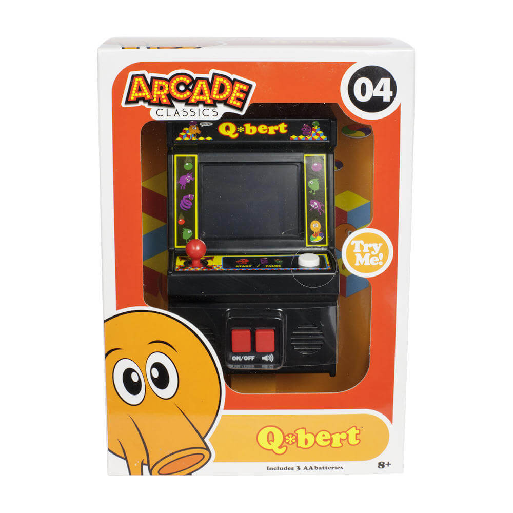 Basic Fun  Q*BERT #04 Mini Arcade Classics Handheld Game 
