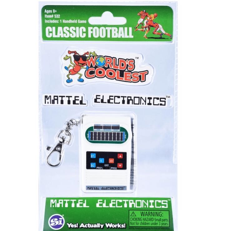 Mattel Classic Football Electronics Game Smallest Handheld Game Worlds Coolest 